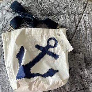 Sea Bags Navy Anchor Courier